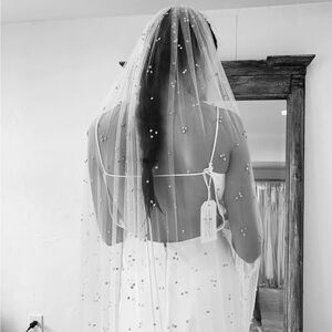 A.B Ellie silk tulle floor length veil